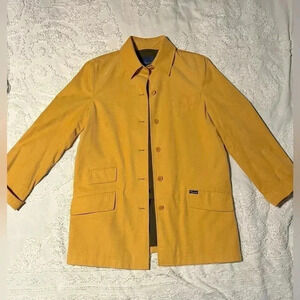Faconnable Jacket Coat Womens Long Sleeve Button Down